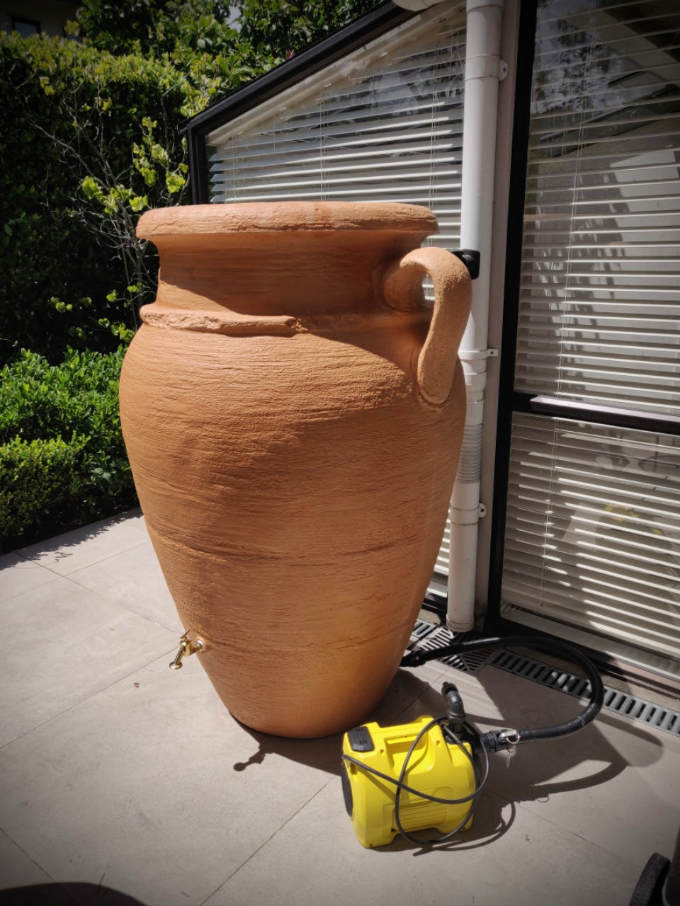 Antique Amphora Rainwater Tank 360L - Terracotta