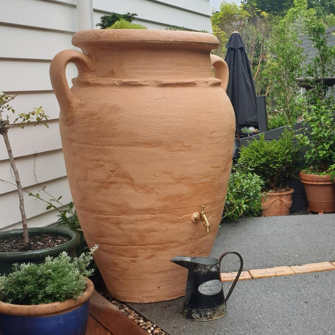 Antique Amphora Rainwater Tank 360L - Terracotta