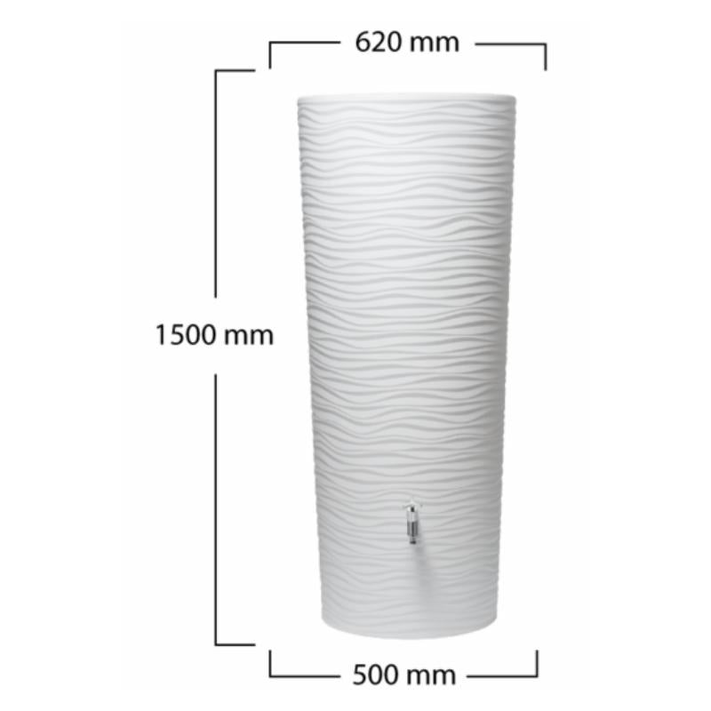 Natura 2in1 350L Rainwater Tank - Arctic