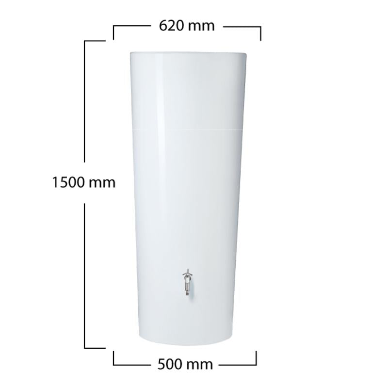 Color 2in1 350L Rainwater Tank - Coco
