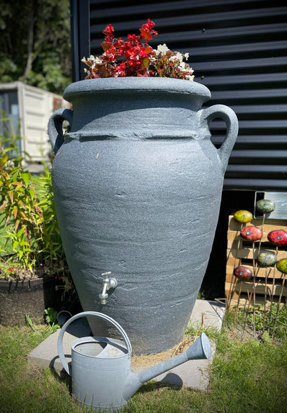 Antique Amphora Rainwater Tank 360L - Dark Granite