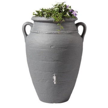 DUE IN JUNE - Antique Amphora Rainwater Tank 360L - Dark Granite